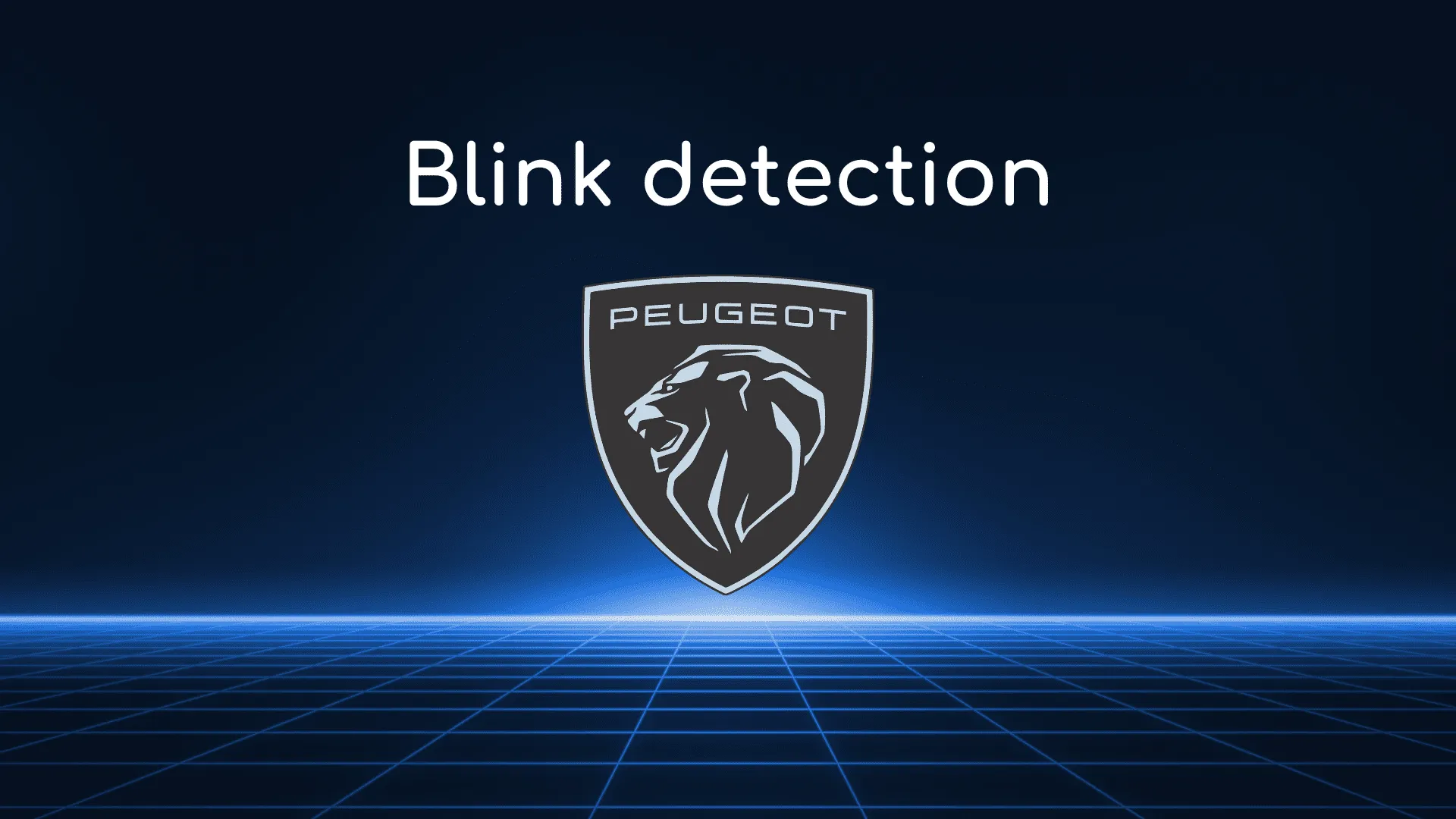 Peugeot: Blink detection for measuring drivers’ blinking frequency